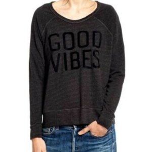 SUNDRY Good Vibes Lightweight Sweatshirt